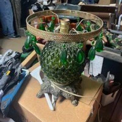 Emerald beauty vintage lamp $40