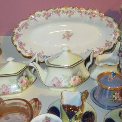 Steffans more platters and sugar and creamers