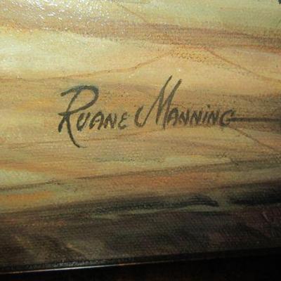 Steffans signature on painting