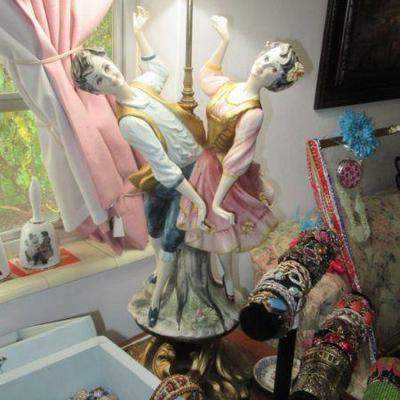 Steffans lamp with man and woman