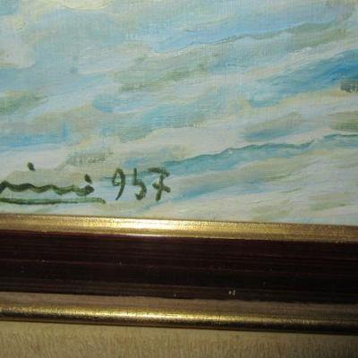 Steffans painting signature by the sea