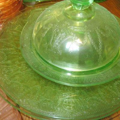 Steffans green covered dish
