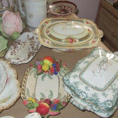 Steffans porcelain serving pieces