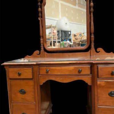 Vintage wooden dressing table