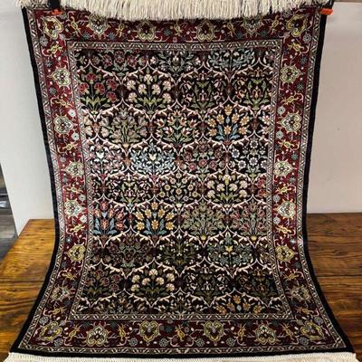 Turkish silk rug