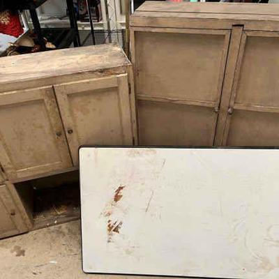 Hoosier cabinet mix match