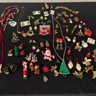 Christmas costume jewelry