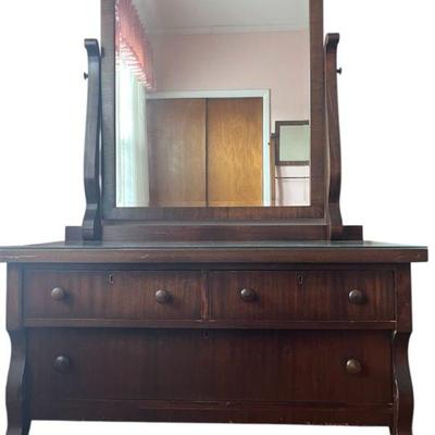 Antique lowboy dresser
