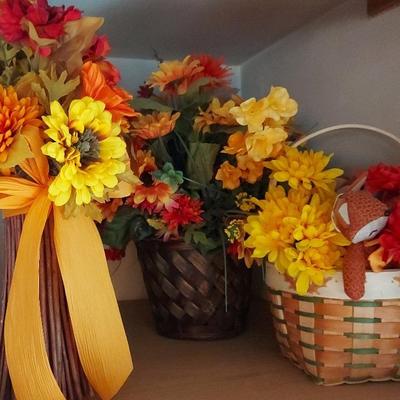 FAKE FLOWERS GALORE FOR DECOR, CRAFTS, AND MORE