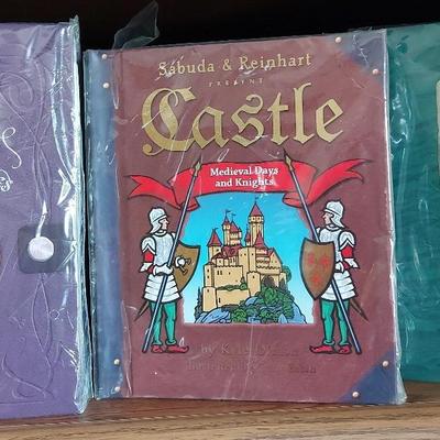 BRAND NEW COLLECTIBLE POP-UP CHILDREN'S BOOKS: FAIRIES, CASTLE, AND SHARKS