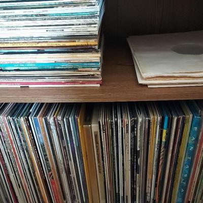 OVER A HUNDRED VINYL RECORDS MYSTERY LOT