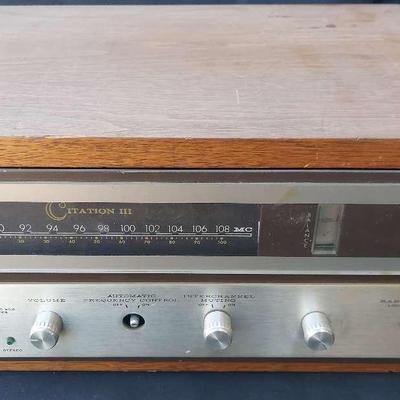 HARMAN KARDON CITATION III TUNER