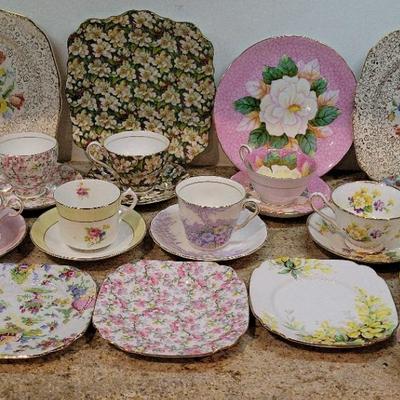TERRIFIC TEACUPS AND PLATES 