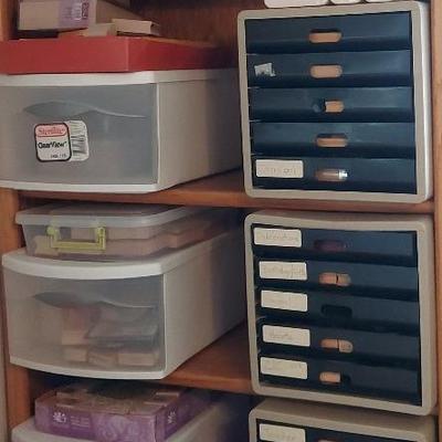 SUPER FUN COLLECTION OF ALL THINGS RUBBER STAMPS