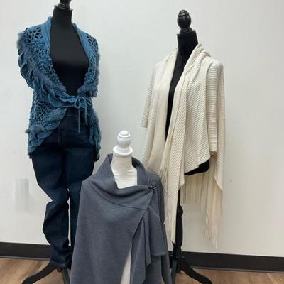 Shawls, Outerwear And Jeans