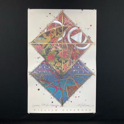 William Gatewood Signed Print “Spring Kite For Shannon”