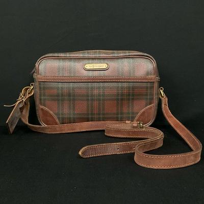 Ralph Lauren Plaid Shoulder Bag
