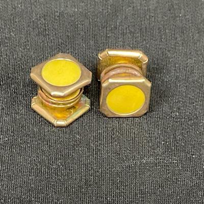 Lion Brand Art Deco Snap Cufflinks