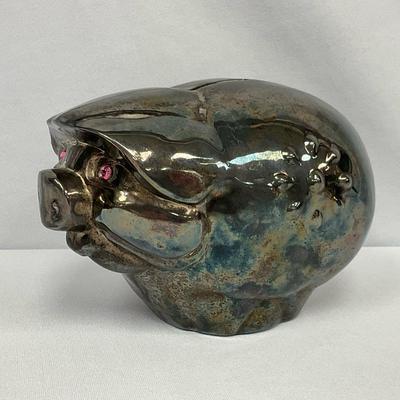 Vintage Metal Piggybank 