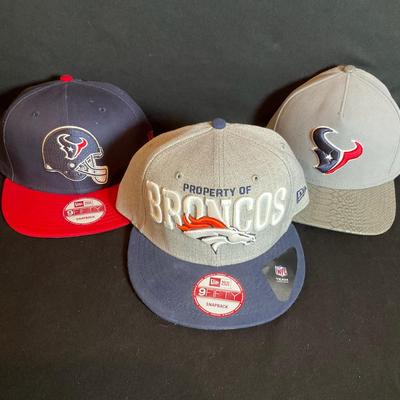 NFL Hat Trio New With Tags  Texans And Broncos