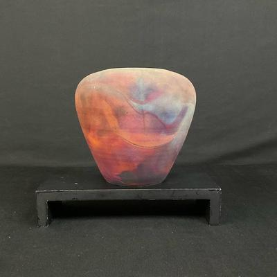 Leslie Mitchell Vintage Roku Studio Art Pottery Vase