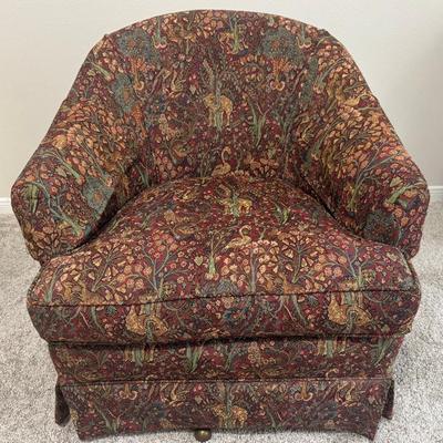 Vintage Animal Print Chair