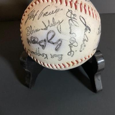 Signed Houston Astros Baseball, Mike Scott Terry Puhl, And More