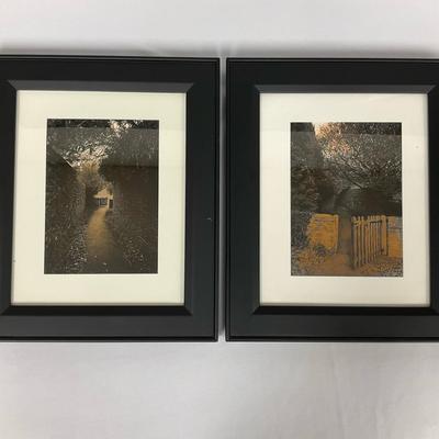 Stenography Gates, Framed Pair
