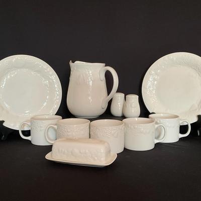 Gibson Fruit Embossed Dinnerware
