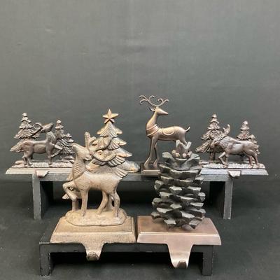 Mixed Metal Stocking Holders 