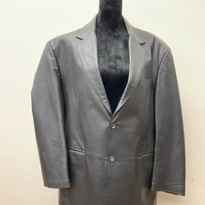Stafford Essentials Genuine Mens Leather Jacket , Size XL