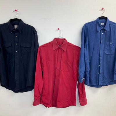 Men’s Shirts In Bold Colors, Size M