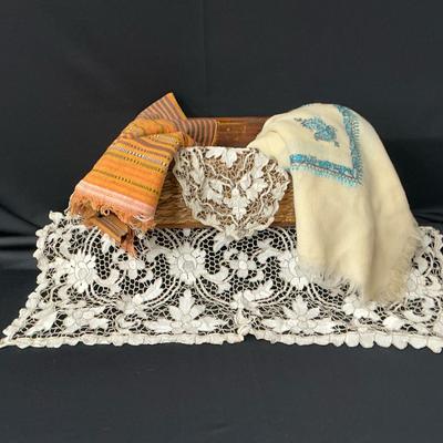 A Basket Full Of Linens
