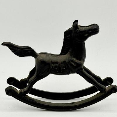 Cast Iron Rocking Horse 