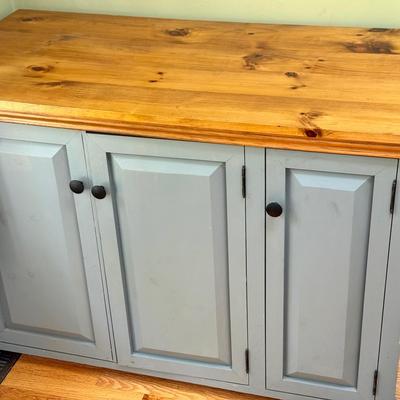  3-Door Wood Cabinet – 47x24x34”