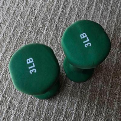 (2) 3 Pound Dumbbell 