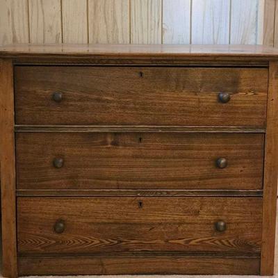 3 Drawers Brown Chest