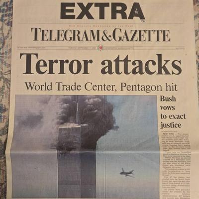9/11 Worcester Newspaper
