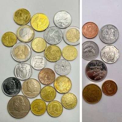 Foreign Coins including Euros