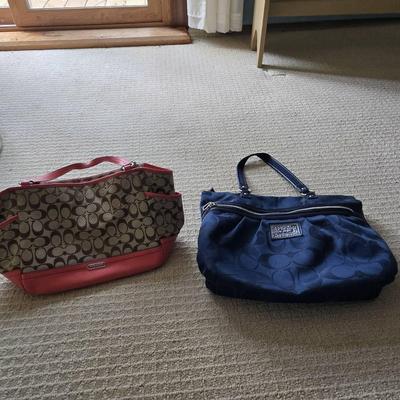 (2) Coach Brand Handbags