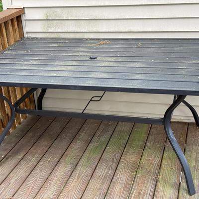 Outdoor Metal Patio Dining Table