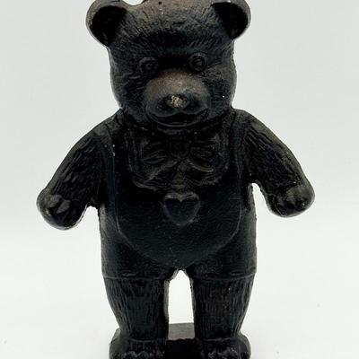 Cast Iron Artmark Teddy Bear Book End/Door Stop
