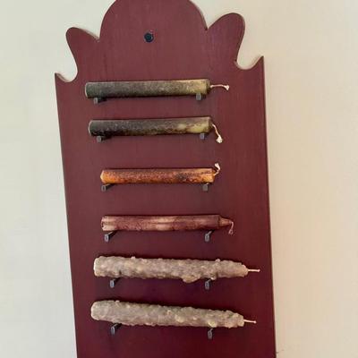 Primitive Candle Collection & Wall Mount