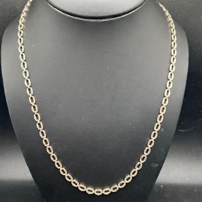 20” Art Deco Sterling Silver Necklace