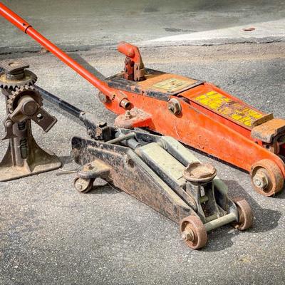 3 ton, 2 ton, and vintage jack lifts