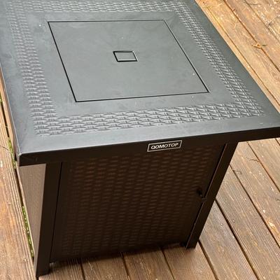 QOMOTOP Outdoor Propane Fire Pit Table – 28x28x26” – 50,000 BTU
