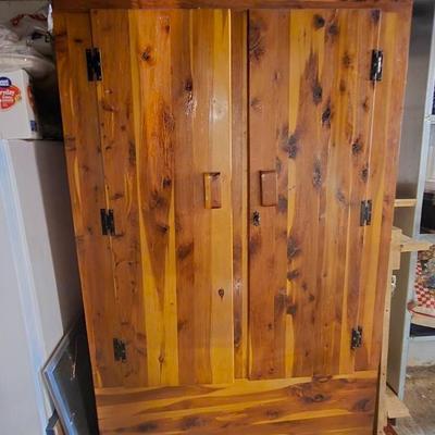 Cedar Wardrobe with Key