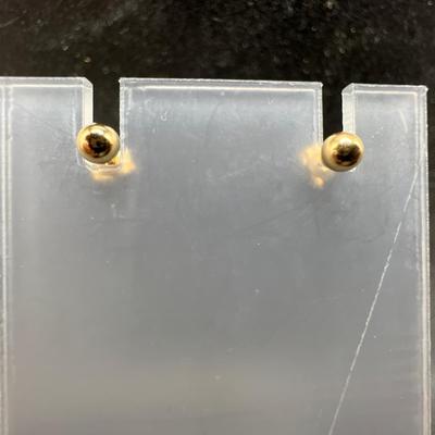 14K Gold Stud Earrings