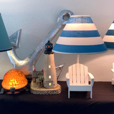 Lighthouse Themed Lamps