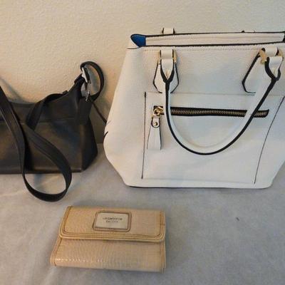 Coach handbag, liz claiborne Wallet, Unknown Cream Handbag